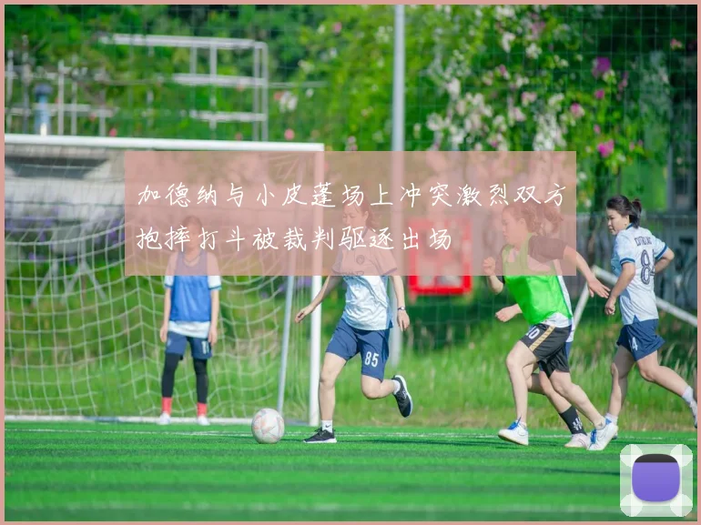 加德纳与小皮蓬场上冲突激烈双方抱摔打斗被裁判驱逐出场