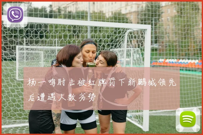 杨一鸣肘击被红牌罚下新鹏城领先后遭遇人数劣势